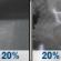 Tonight: A slight chance of rain showers between 8pm and 9pm, then a slight chance of showers and thunderstorms. Mostly cloudy, with a low around 70. Heat index values as high as 85. Southeast wind 12 to 17 mph, with gusts as high as 25 mph. Chance of precipitation is 20%. New rainfall amounts less than a tenth of an inch possible. Tonight: Slight Chance Rain Showers then Slight Chance Showers And Thunderstorms